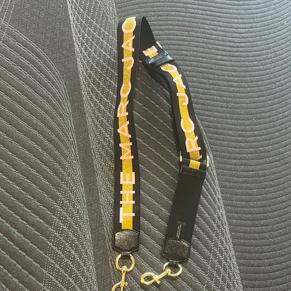 Marc Jacobs Black Strap with Gold Accents